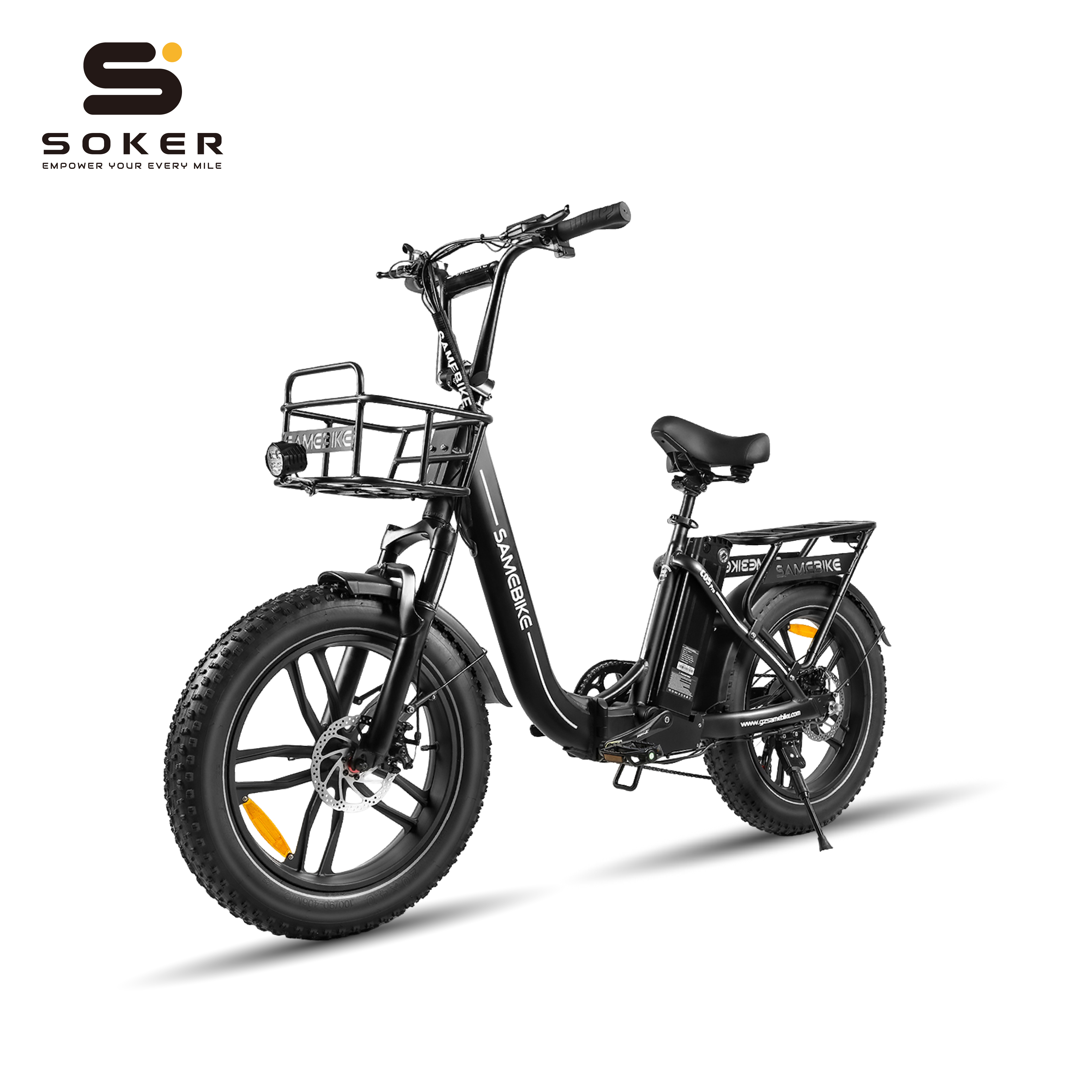 SAMEBIKE C05 Pro - 20吋胖胎折疊電動輔助自行車 | 500W | 36V 13Ah