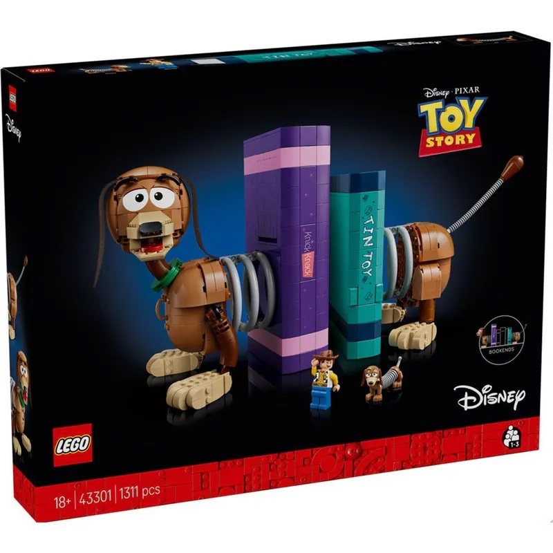 【玩具研究中心】LEGO 樂高 迪士尼 玩具總動員 彈簧狗書擋 43301