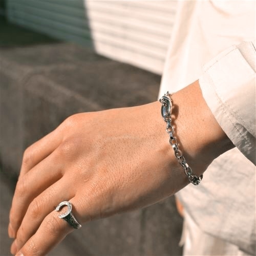 Atease - H MARINA MIX CHAIN BRACELET2 [AB-MIX2]