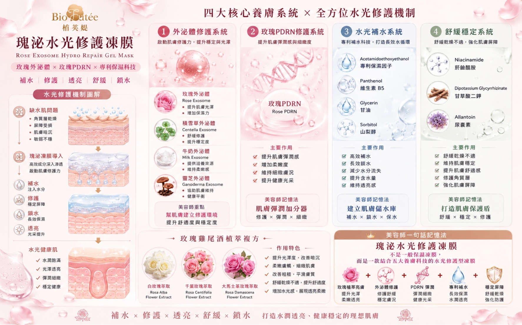 瑰泌水光修護凍膜