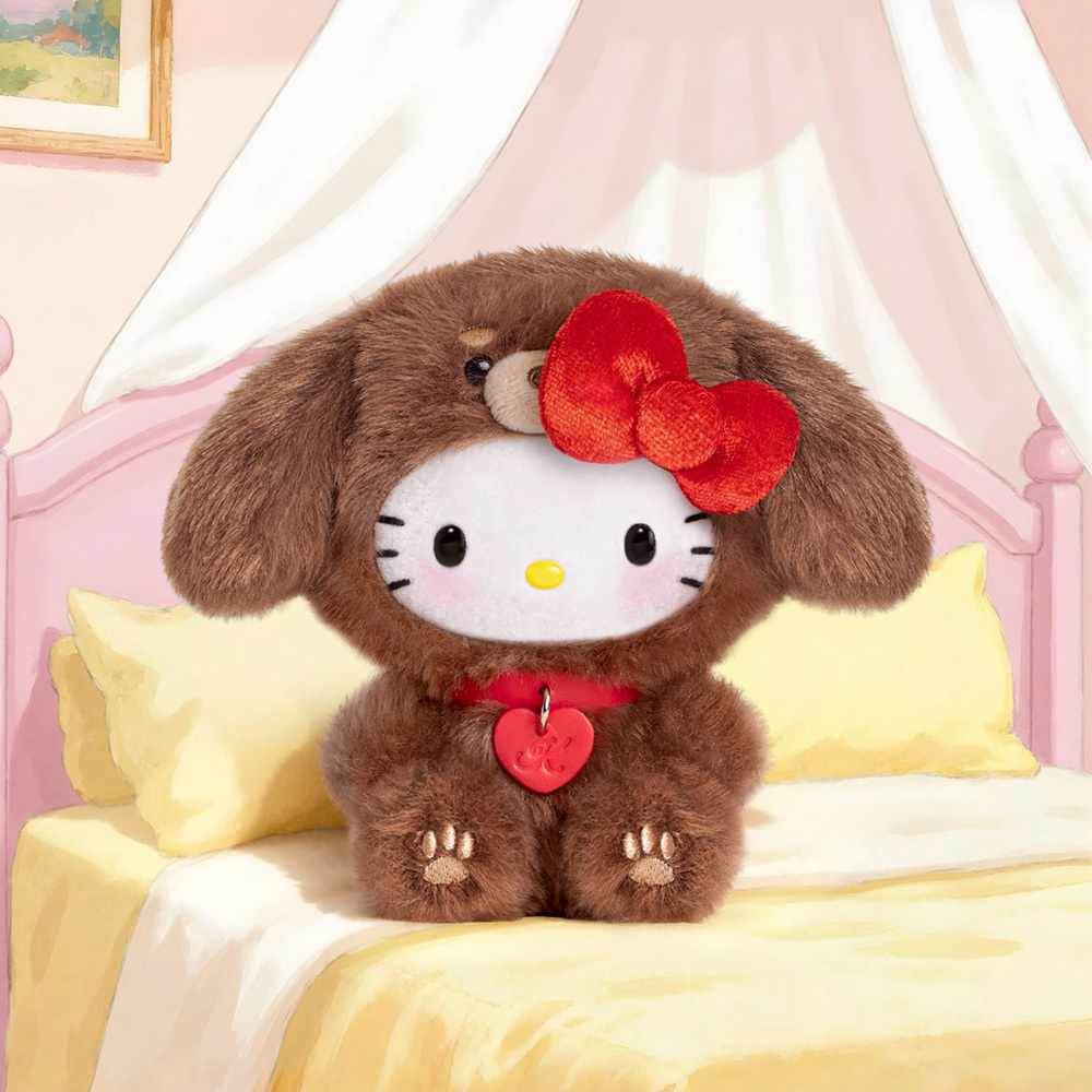 三麗鷗Hello Kitty小狗派對系列絨毛盲盒[8入/中盒]