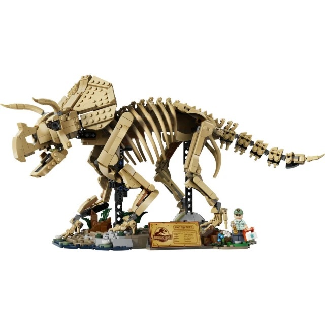 【玩具研究中心】LEGO 樂高 侏儸紀世界 恐龍化石：三角龍 77985