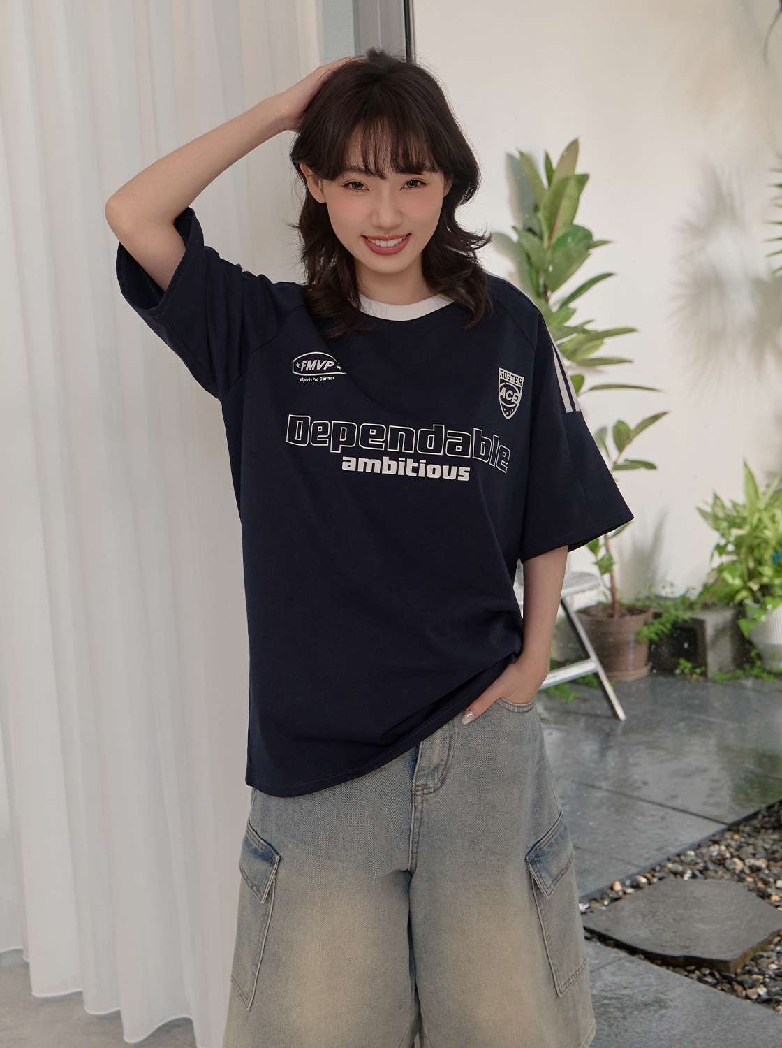 競速線條機能短袖上衣
