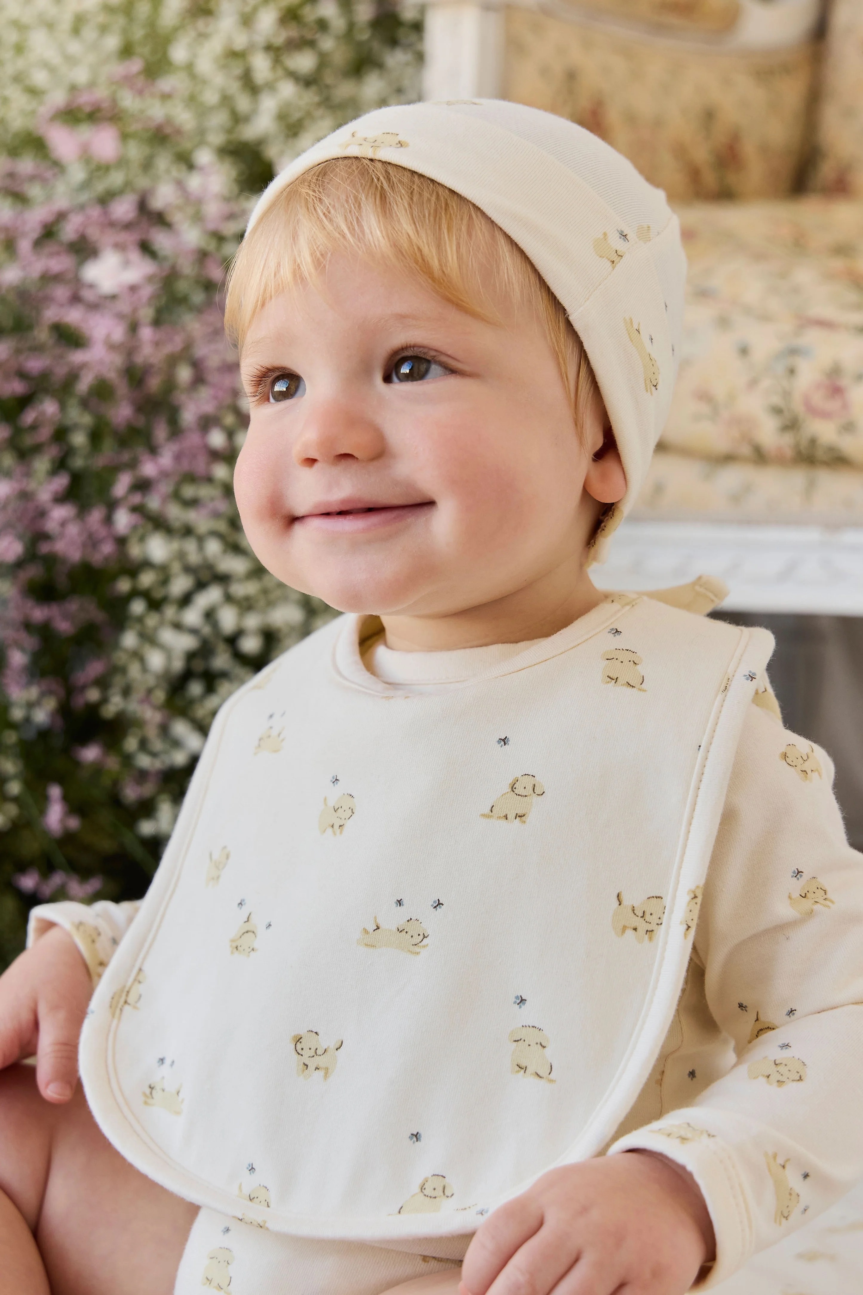 【預購】JAMIE KAY -Organic Cotton Bib（Playful Honey）