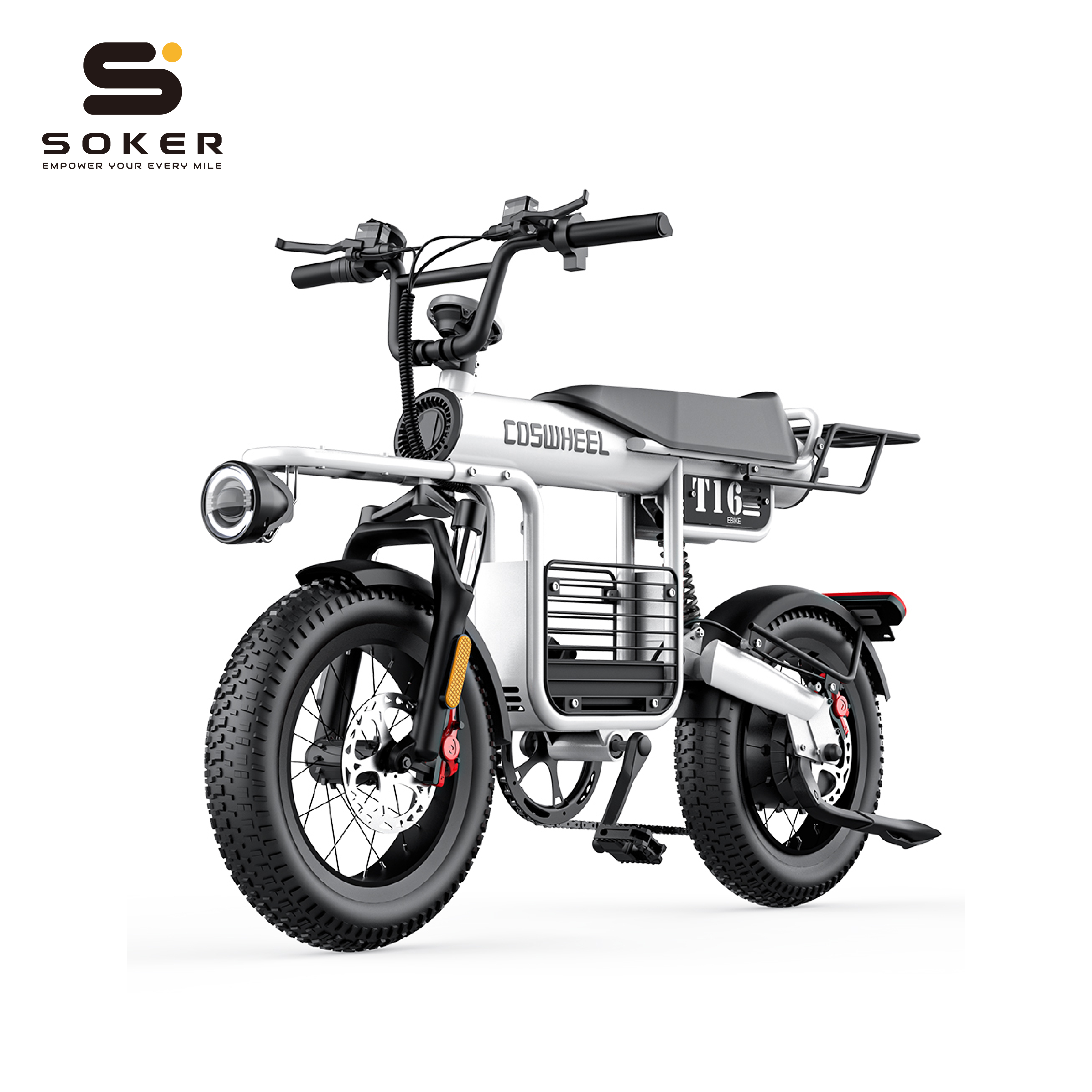 COSWHEEL 電動輔助自行車  T16｜  48V500W｜ 15AH/25Ah ｜24期零利率｜