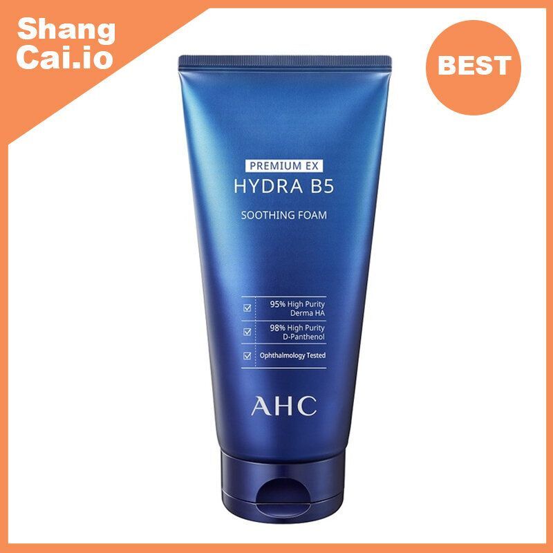 AHC - A.H.C B5透明質酸補濕潔面乳 AHC Hydra B5 高效水合舒緩保濕洗面乳 180ml [平行進口] 8809611678989