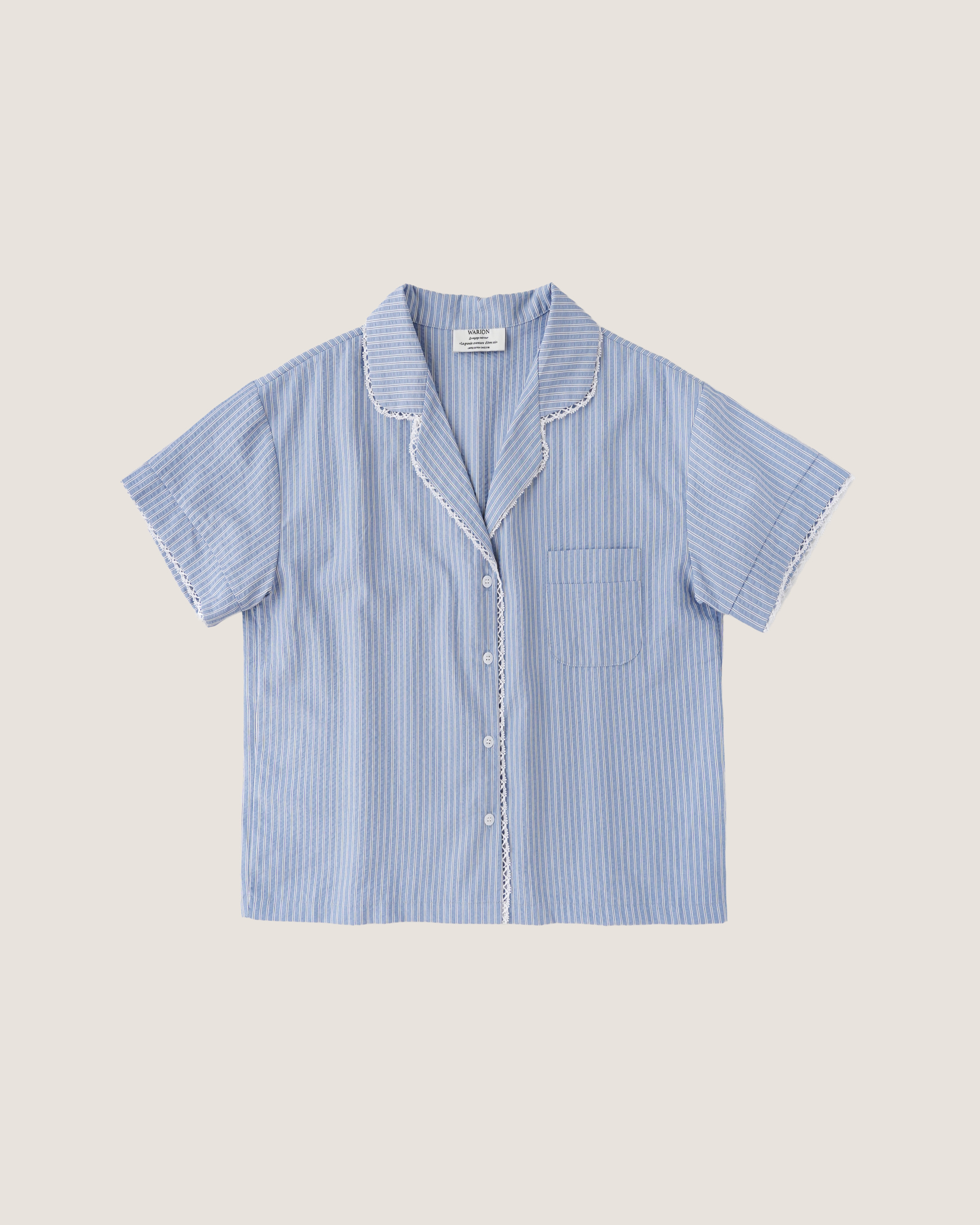 Lazy Morning Pajama Set - Blue