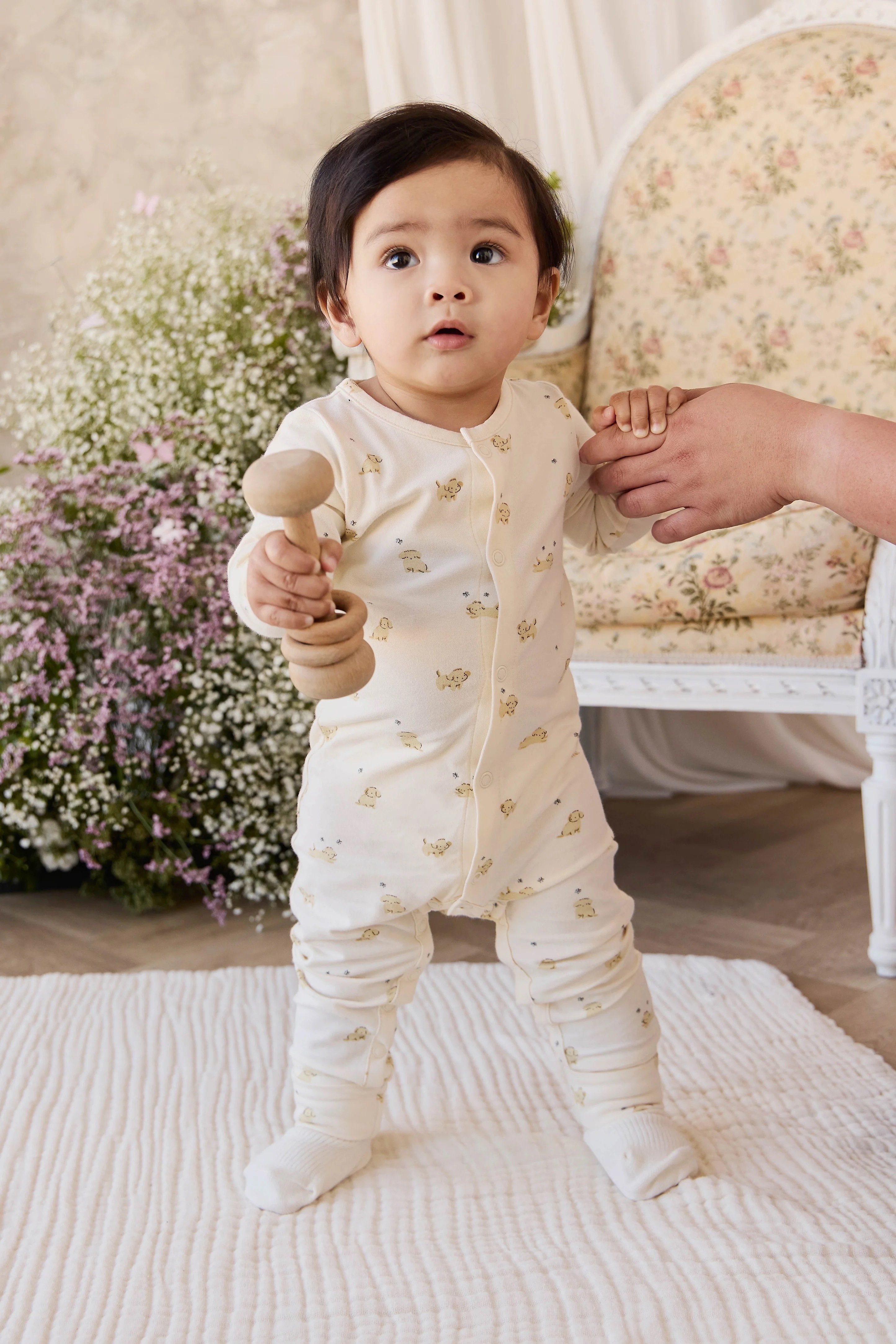 【預購】JAMIE KAY -Organic Cotton Dakota Onepiece（Playful Honey）