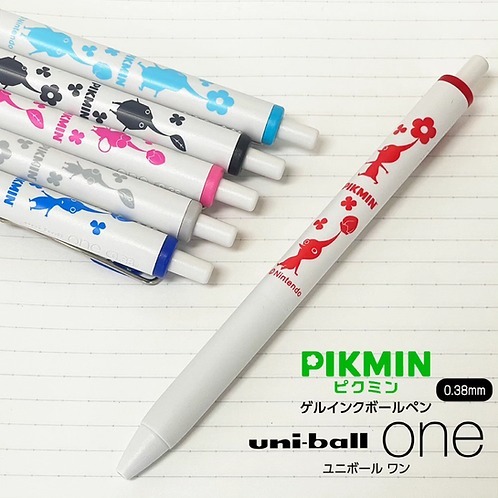 皮皮限定😍Uni X Pikmin 皮克敏uni-ball One 濃色原子筆 0.38mm UMN-S-38