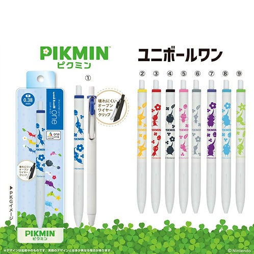 皮皮限定😍Uni X Pikmin 皮克敏uni-ball One 濃色原子筆 0.38mm UMN-S-38