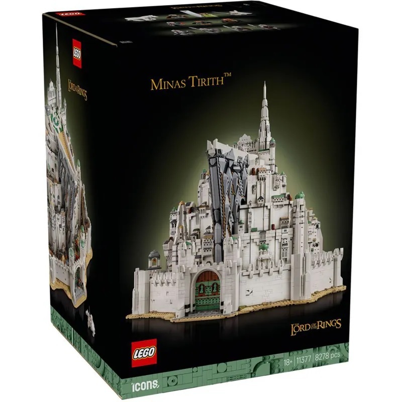【玩具研究中心】LEGO 樂高 Icons 魔戒 米那斯提力斯(白城) 11377