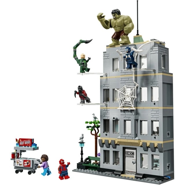 【玩具研究中心】LEGO 樂高 漫威 蜘蛛人和綠巨人浩克的精采激戰 76350