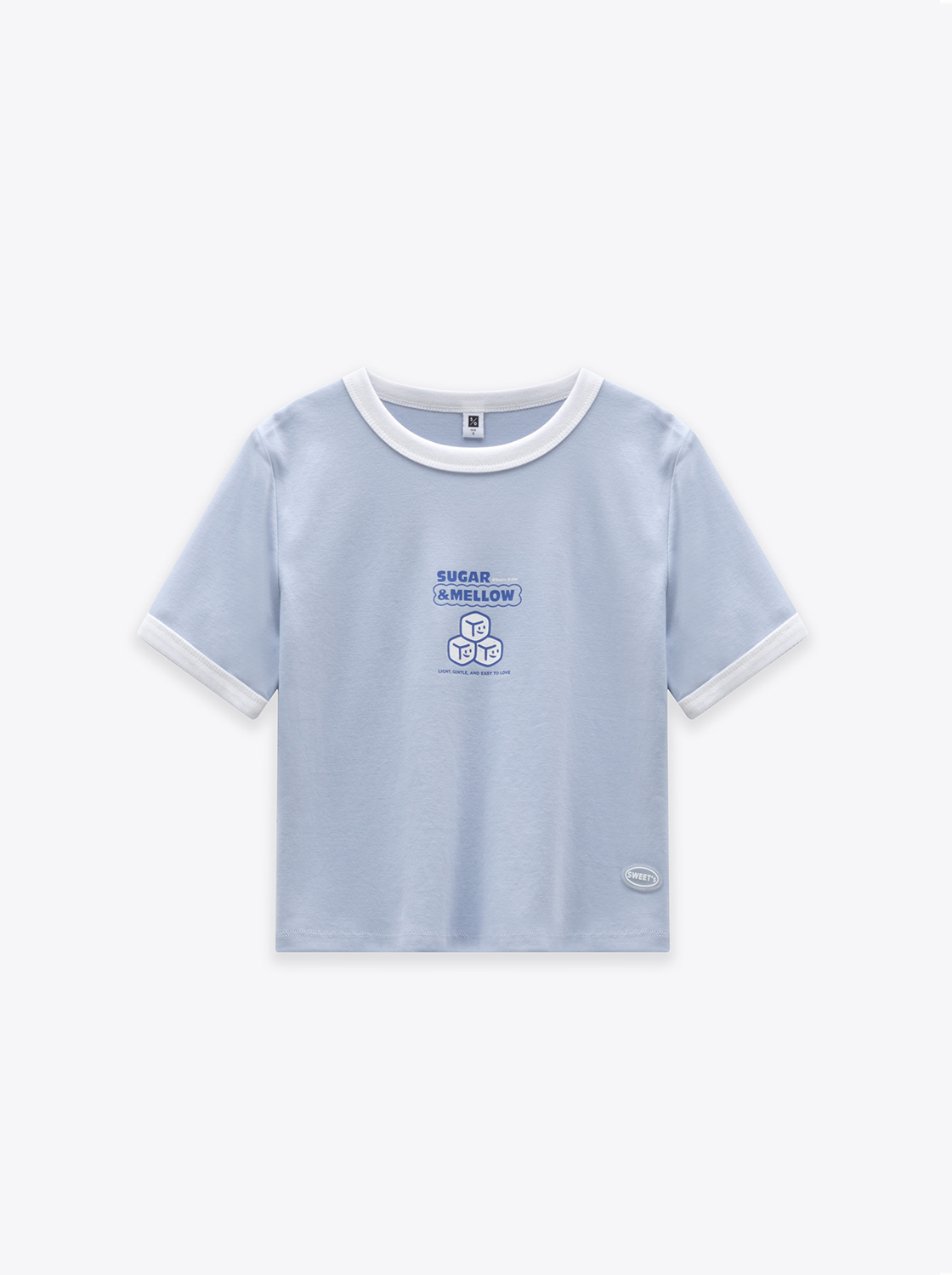 【期間限定】五分糖美式包裝撞色TEE