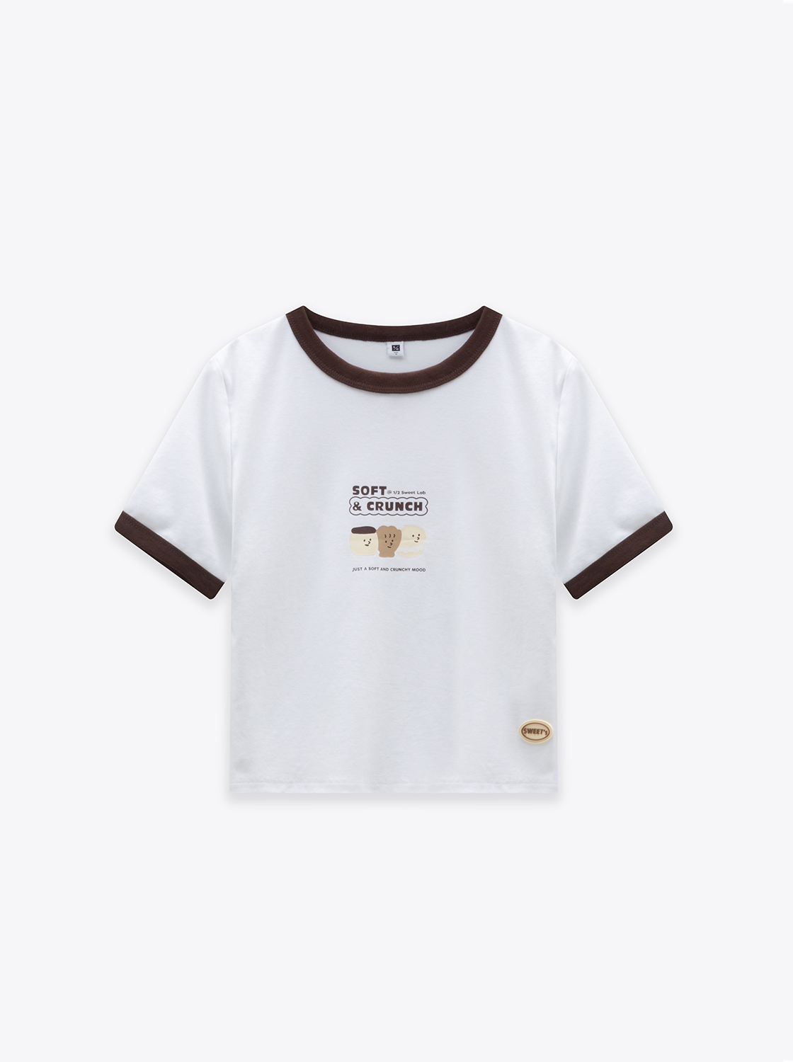 【期間限定】五分糖美式包裝撞色TEE
