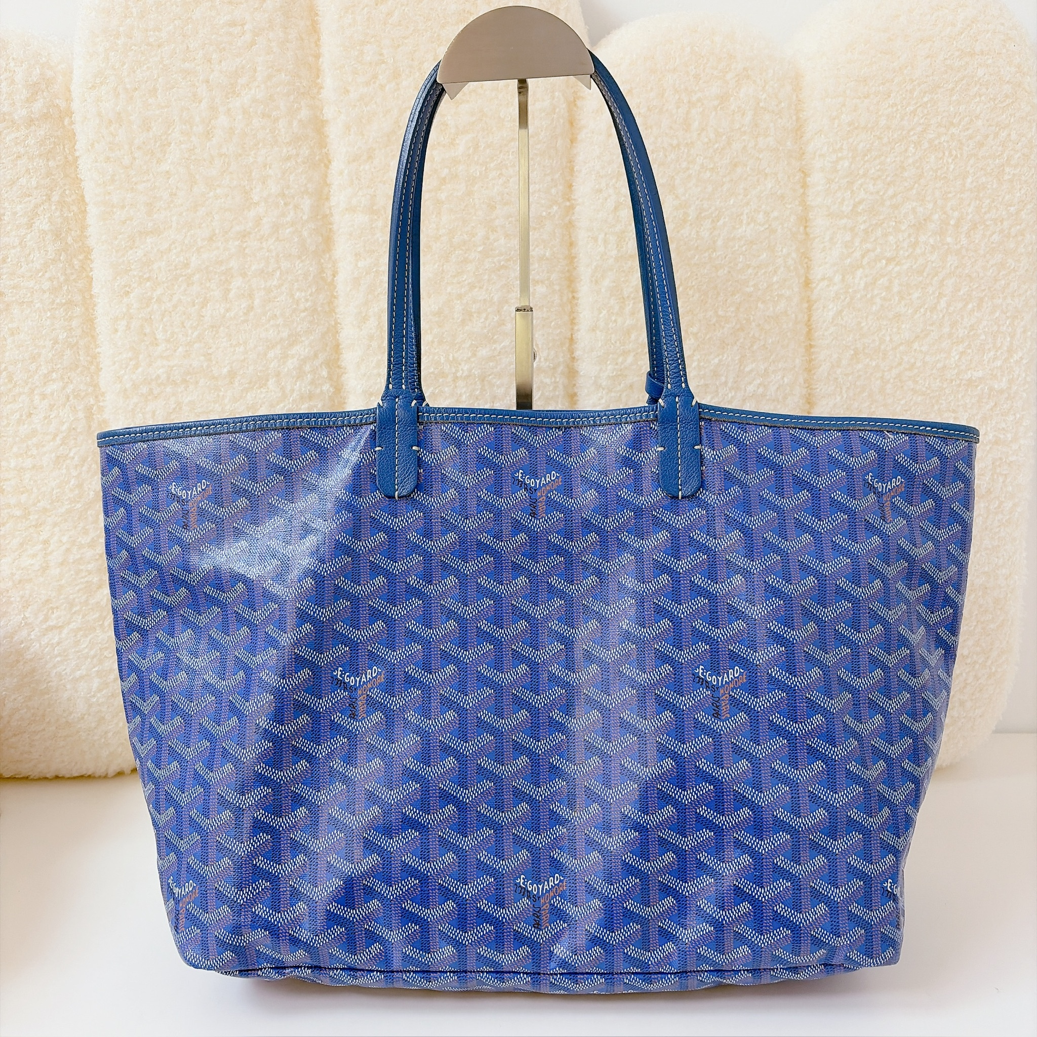 GOYARD Anjou Tote Bag - Blue / SHW