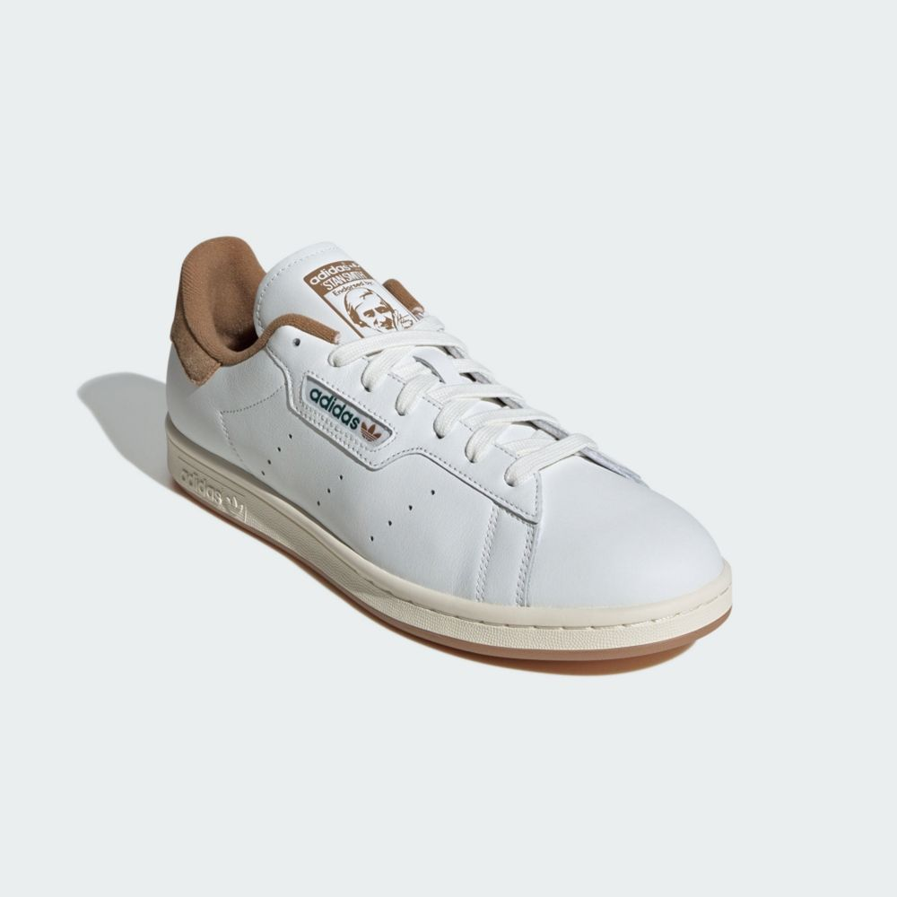 ADIDAS 休閒鞋 STAN SMITH 白 咖啡 小白鞋 男 ID1354