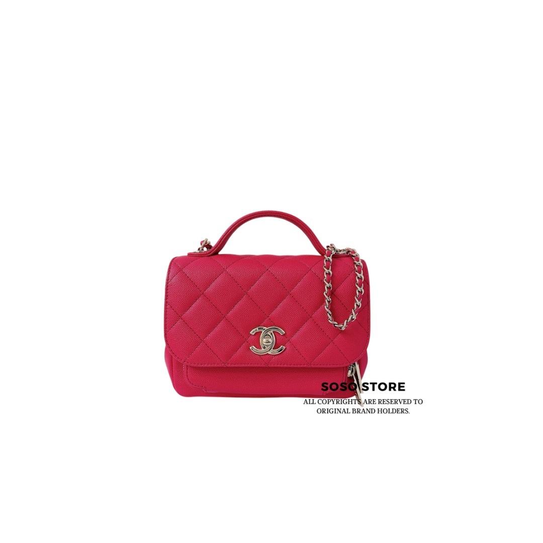 Chanel Business Affinity Small Bag - Red / GHW