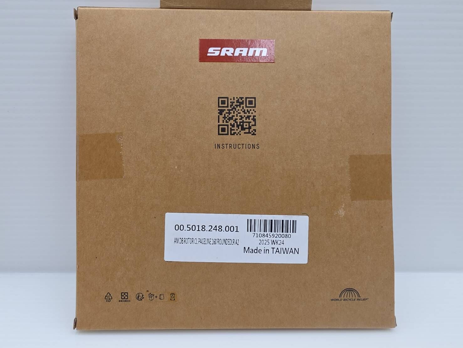 SRAM FORCE E1 碟盤 Paceline Rotor 中心鎖入式碟盤 00.5018.248.001 (160mm) 00.5018.248.000 (140mm)