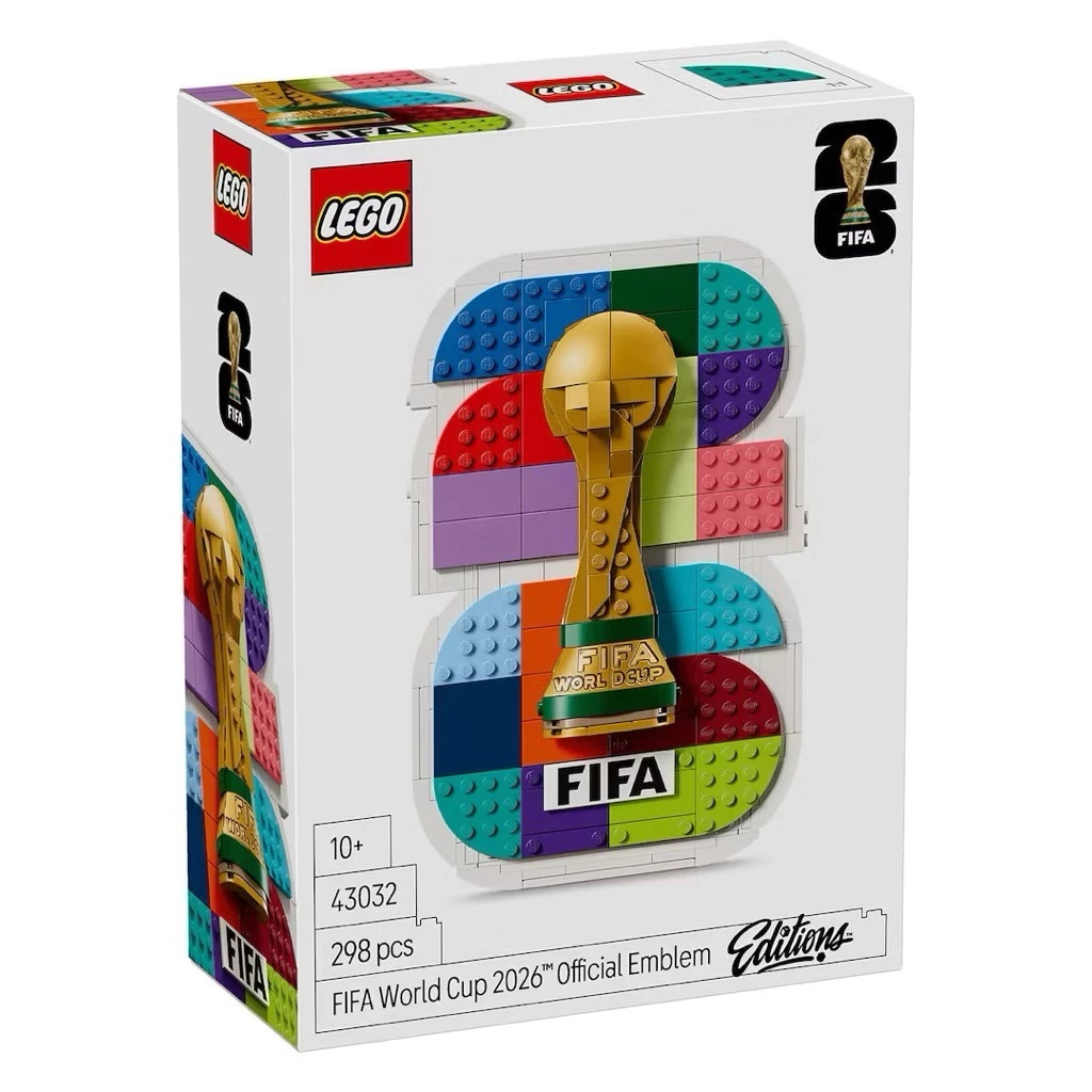 【玩具研究中心】LEGO 樂高 Editions FIFA World Cup 2026 官方會徽 世界盃 43032