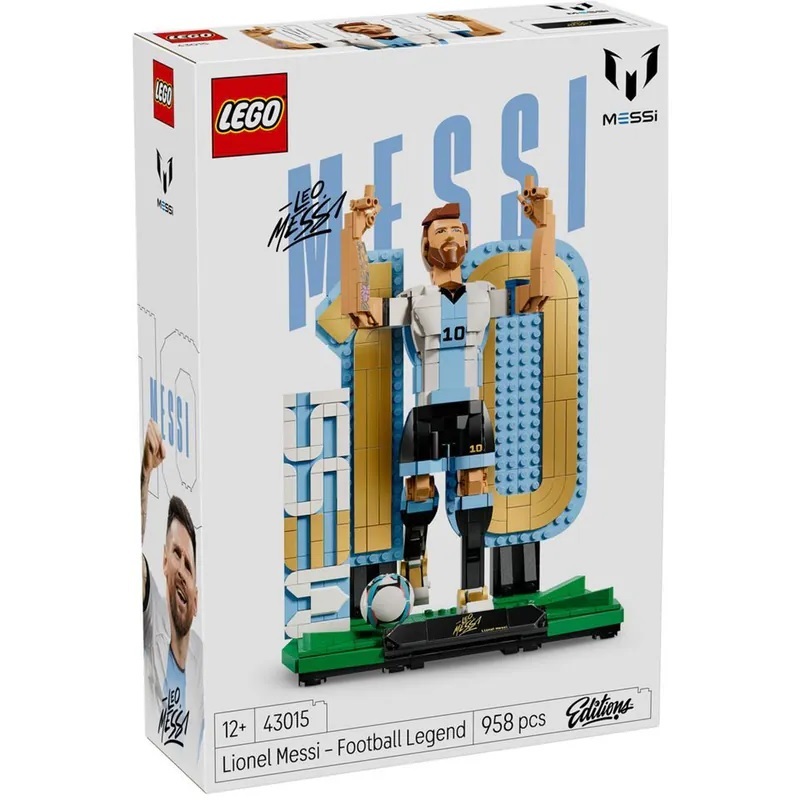 【玩具研究中心】LEGO 樂高 Editions 足壇傳奇 梅西 43015