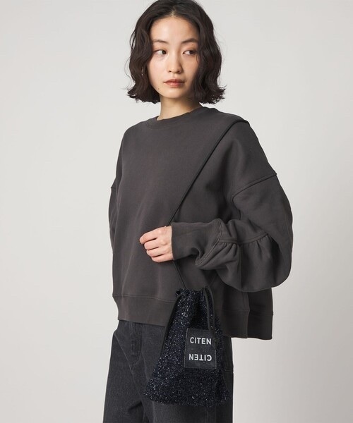 CITEN / Sparkling Clear Logo Drawstring Shoulder Bag