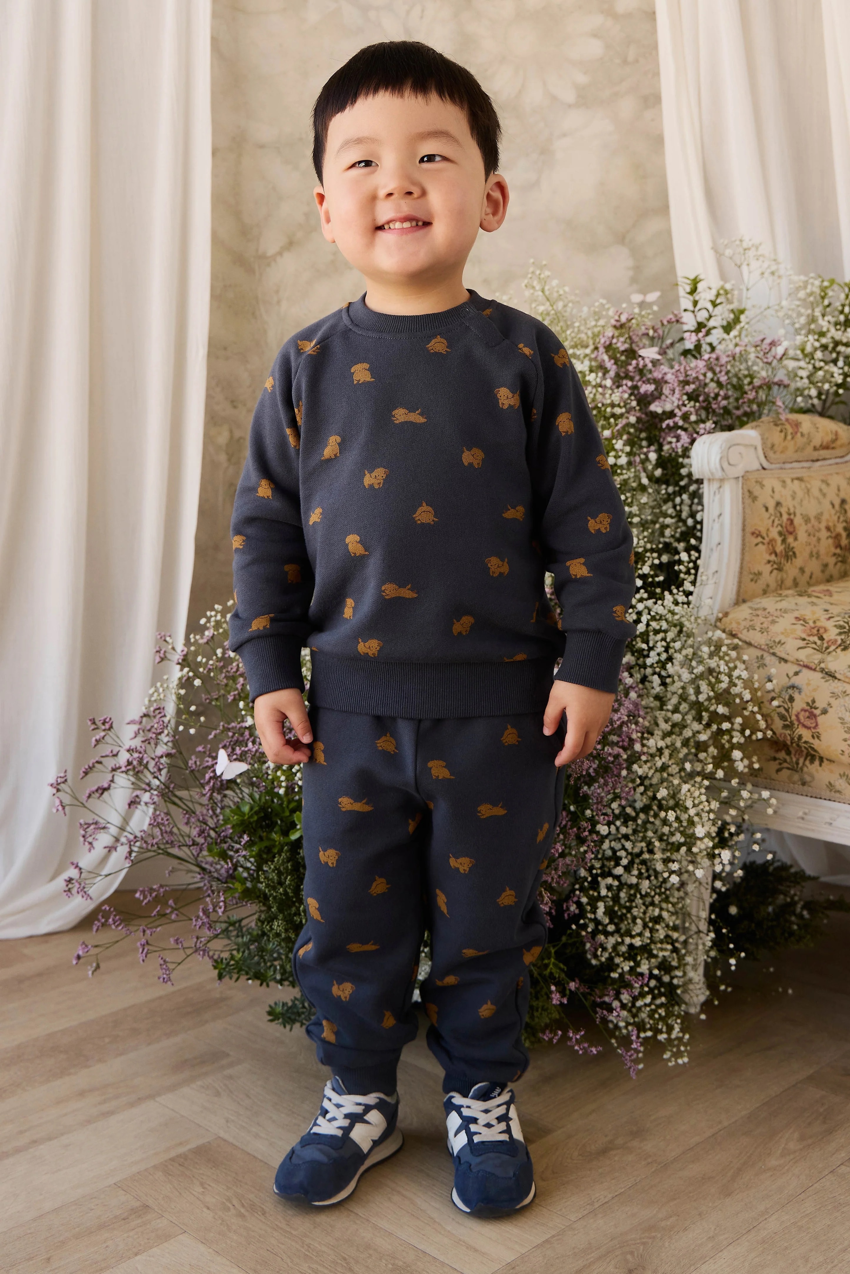 【預購】JAMIE KAY -Organic Cotton Nash Track Pant（Playful Milo Captain）