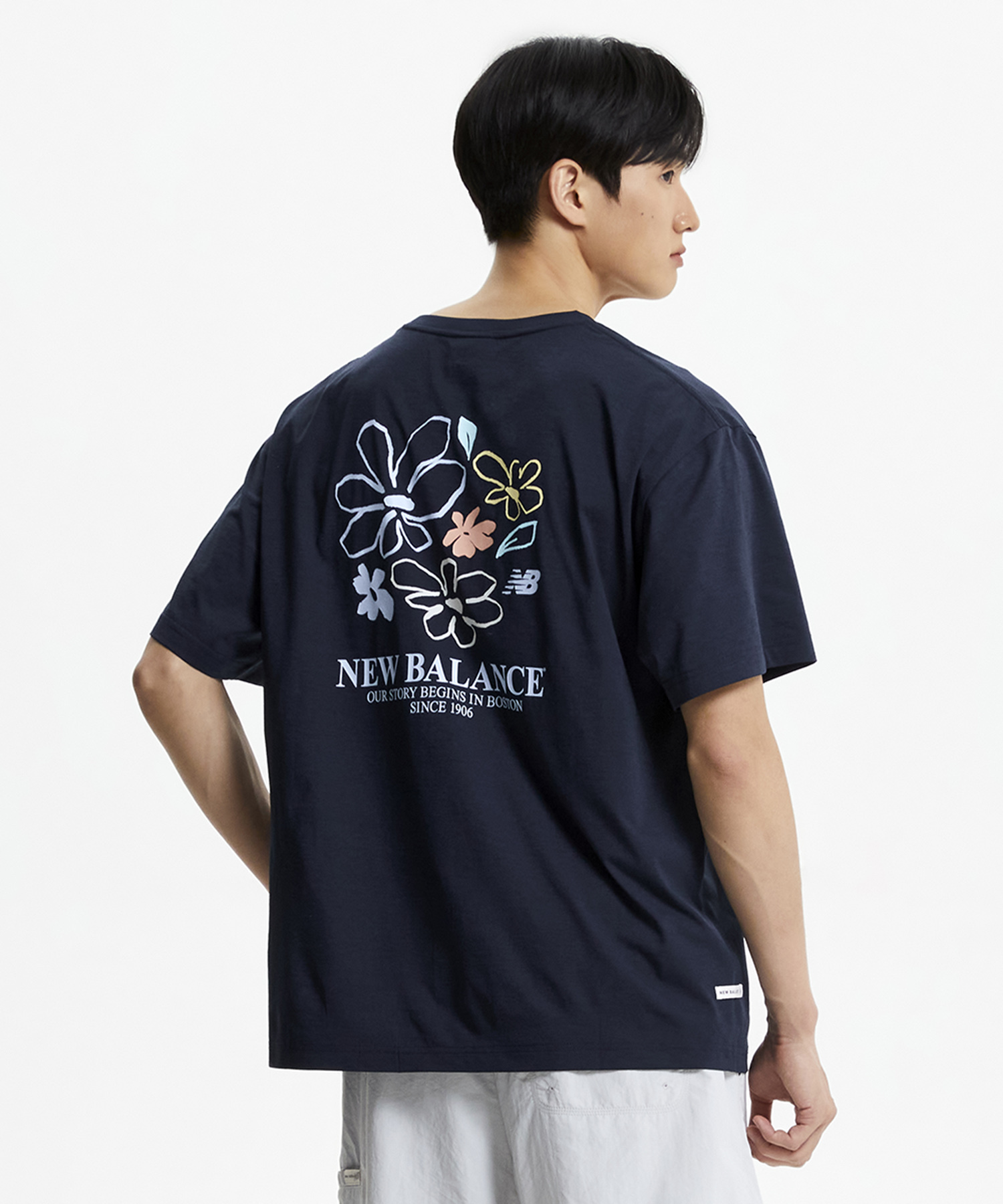 韓國代購 NEW BALANCE UNI Flower Illustration Tee