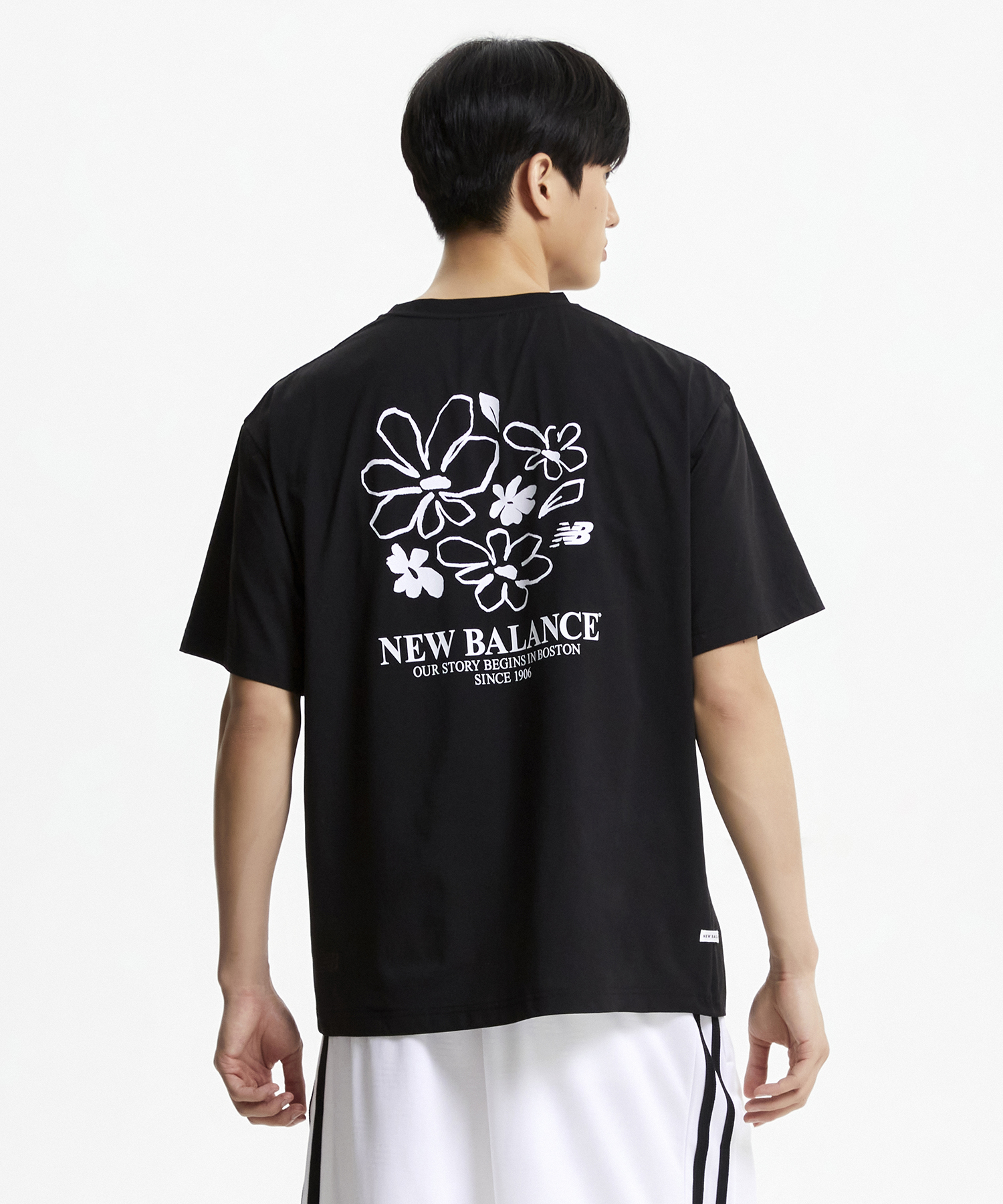 韓國代購 NEW BALANCE UNI Flower Illustration Tee