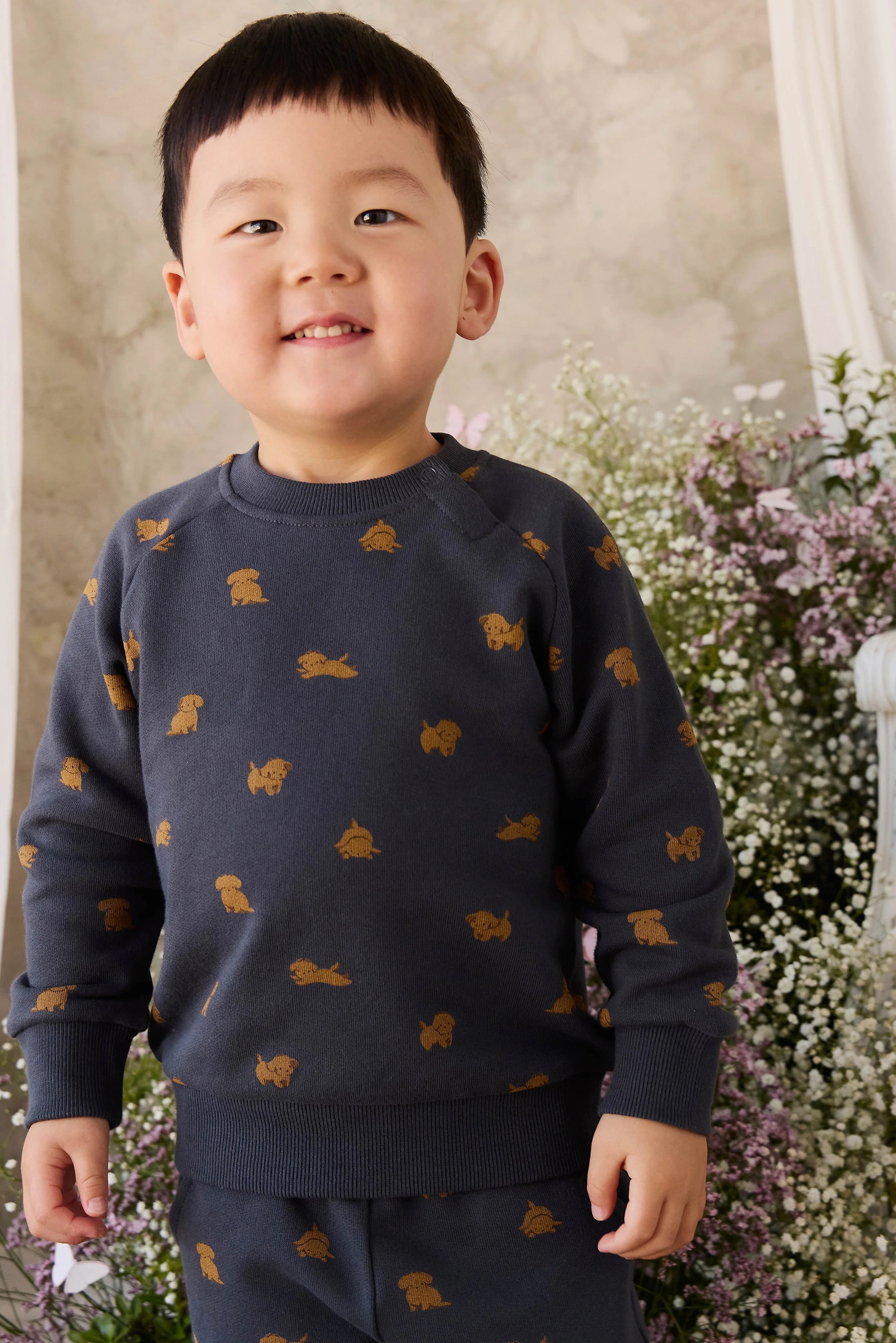 【預購】JAMIE KAY -Organic Cotton Flynn Sweatshirt（Playful Milo Captain）