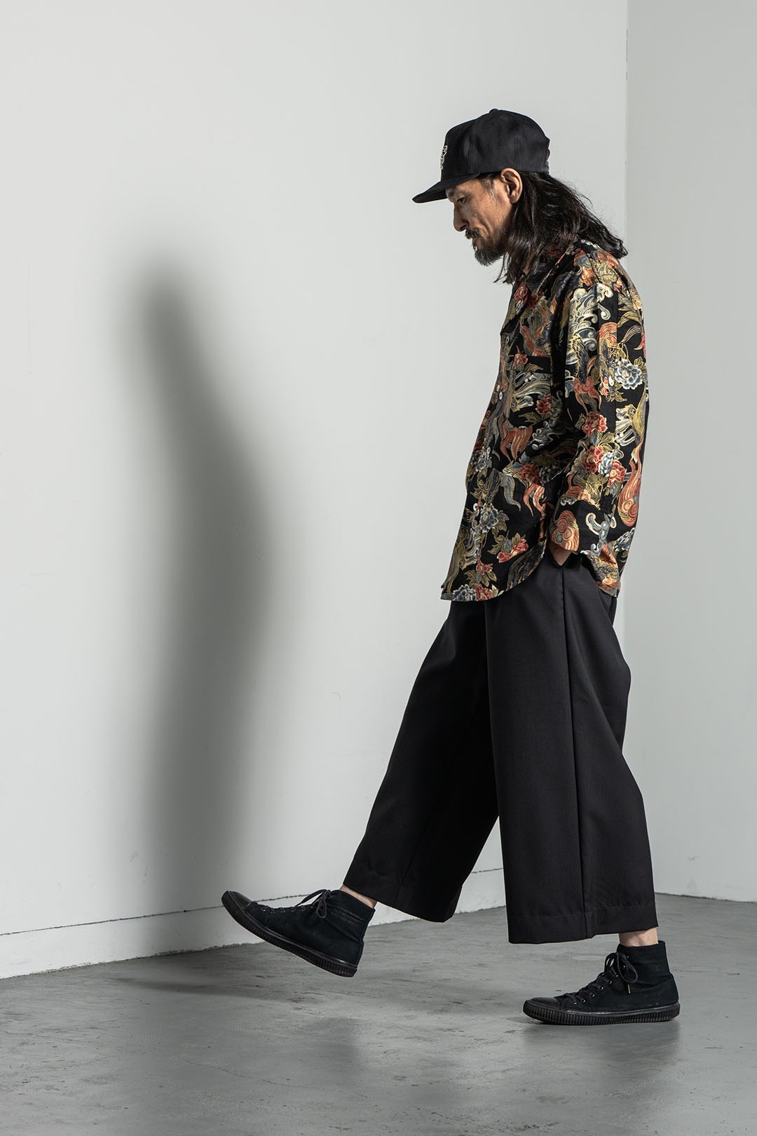 Black Sign Kyle Laurence Wide Pants / Midnight Black
