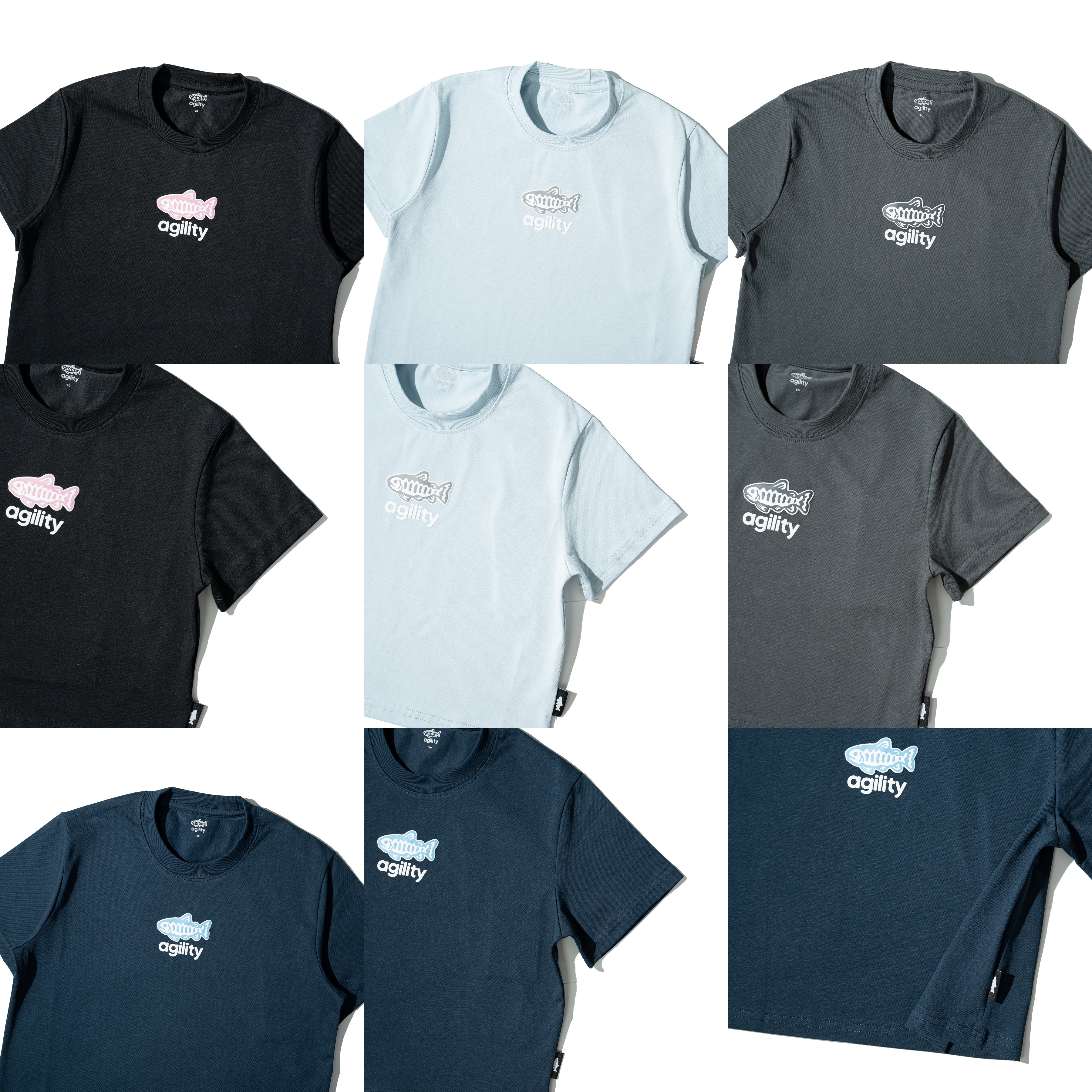 AGILITY CREW SP Logo Tee / Kid 童裝 簡化鮭魚 兒童短袖Tee [SPT-K-多件優惠]