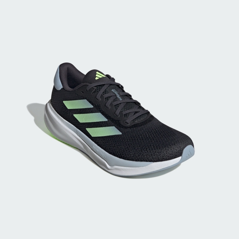 ADIDAS 慢跑鞋 SUPERNOVA STRIDE 黑螢光 運動鞋 男 IG8315