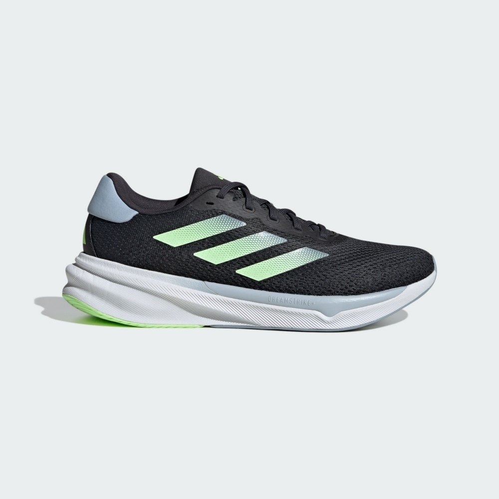 ADIDAS 慢跑鞋 SUPERNOVA STRIDE 黑螢光 運動鞋 男 IG8315