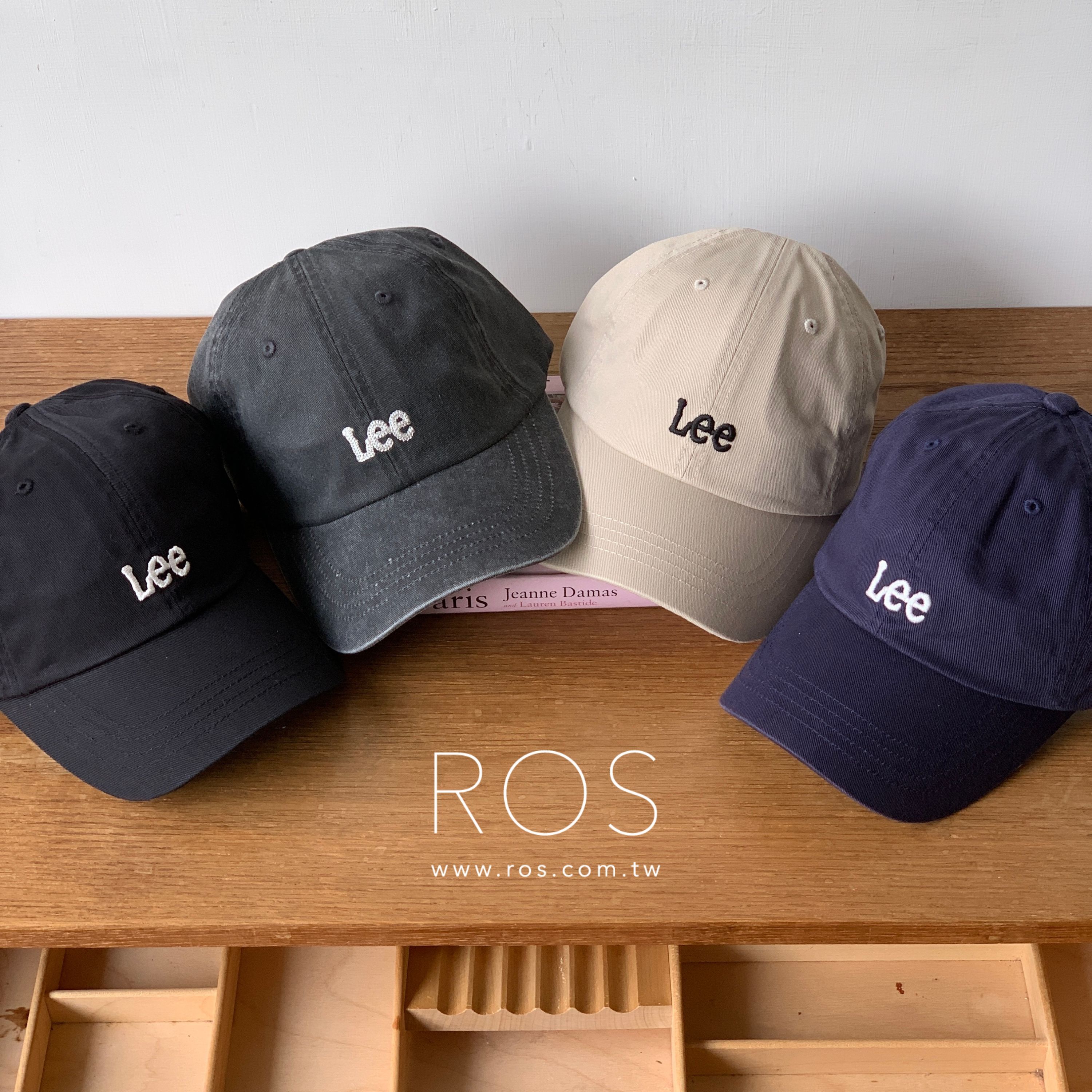 LEE 刺繡Logo老帽 (4colors)