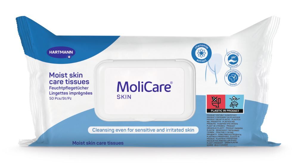 MoliCare®安加適® 潔膚濕紙巾 50片