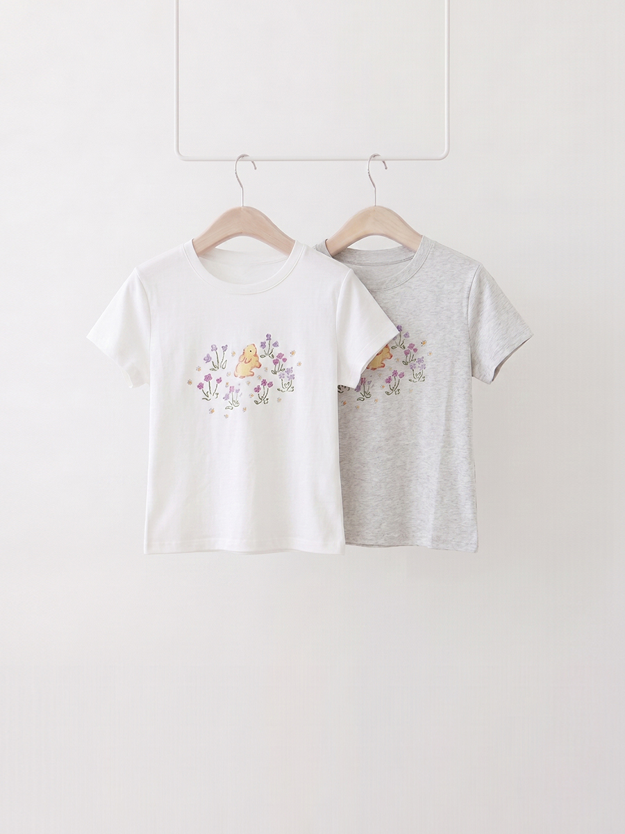 彩繪小兔合身棉TEE