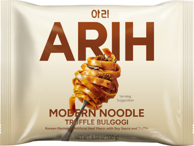 Y15 BTS ARIH Modern Noodle 寬扁乾拌拉麵 (一袋4小包) - 【黑松露韓式烤牛肉味】｜到期日: 2026-11