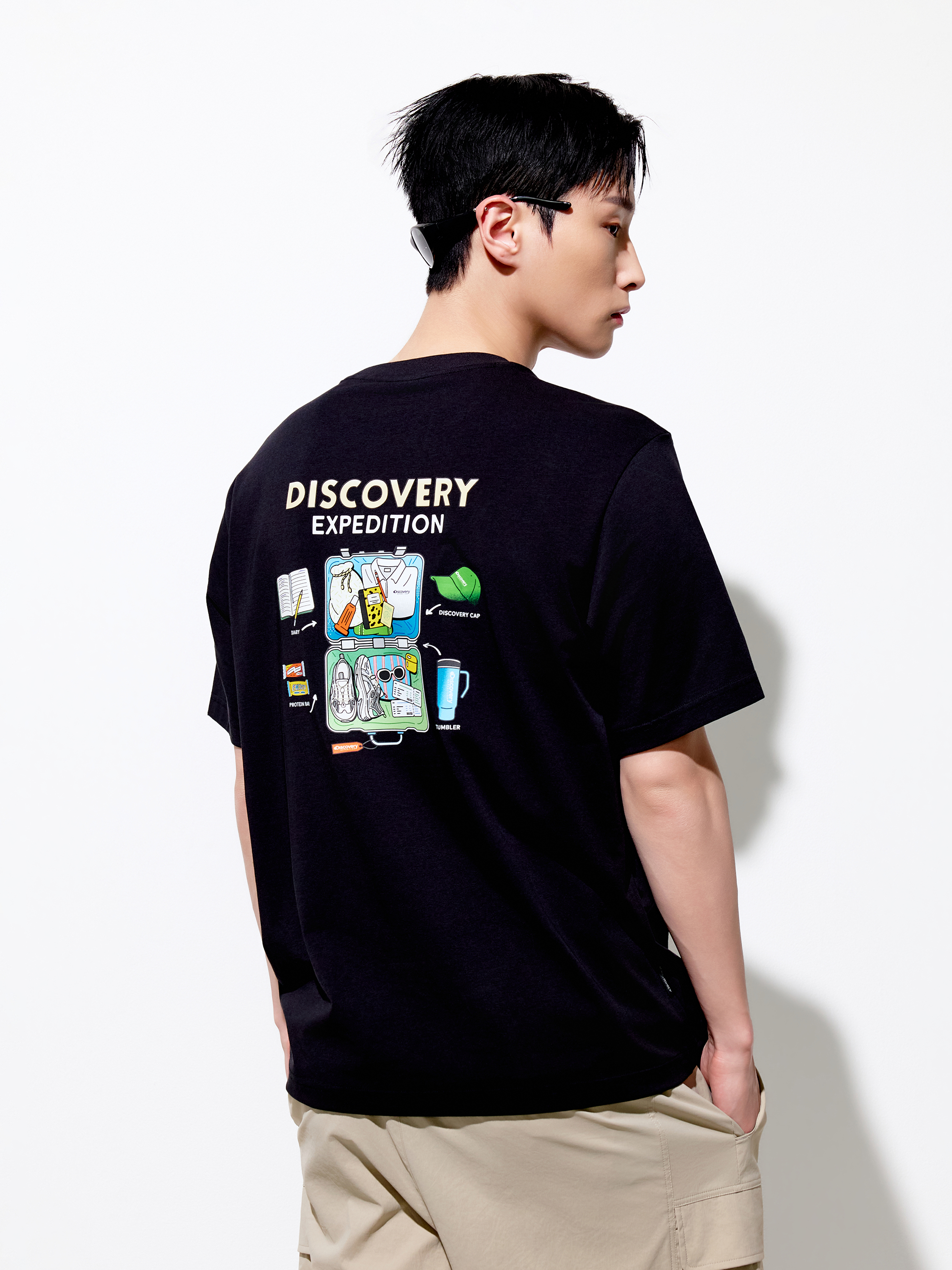 Discovery | 出國行李圖案短袖T恤