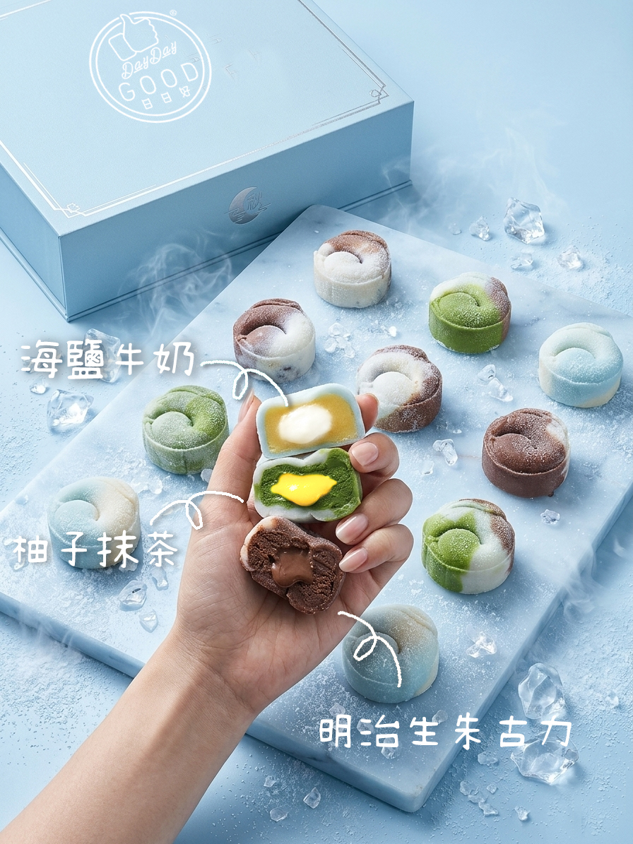 朱Sir實體課 - 日本生乳冰皮月餅