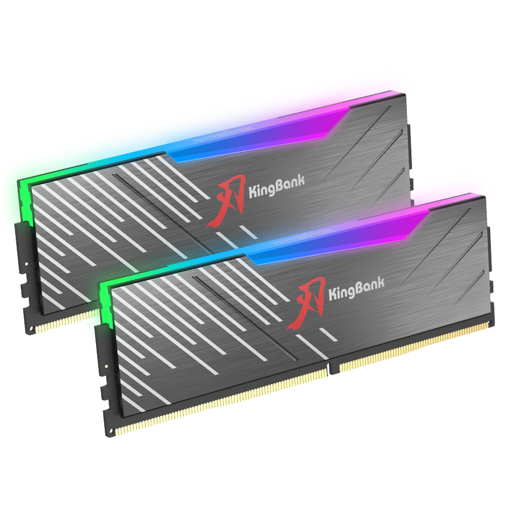 KingBank KRRB DDR5 6000MHz 16GB*2 Black RGB Heatsink CL28/30/36