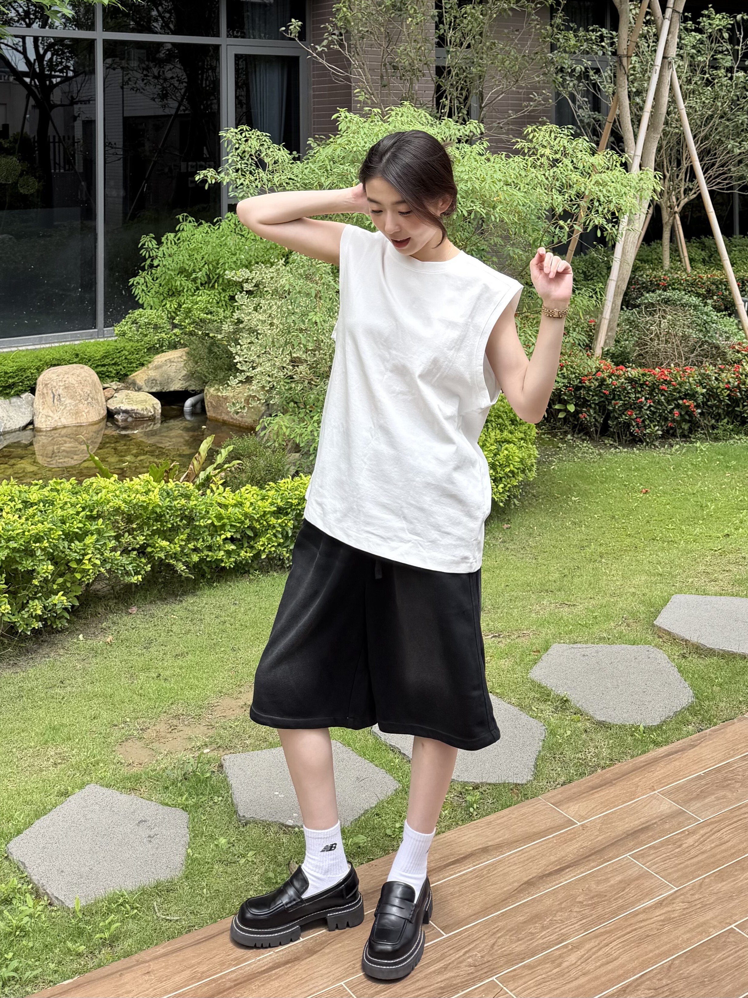 【良源集】舒服到不想脫 寬管七分褲