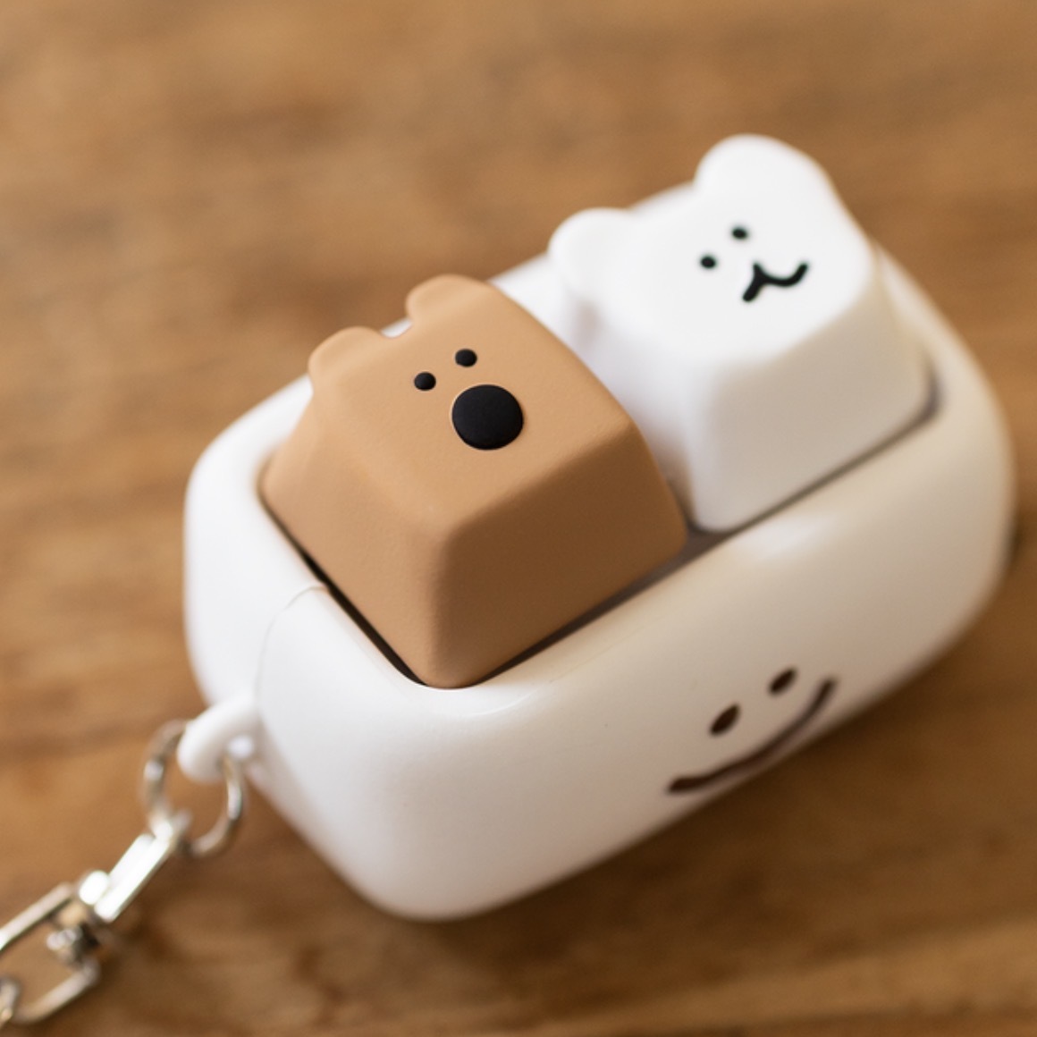 DINOTAENG QUOKKA & BOBO KEYCAP 鍵帽 吊飾 兩用 袋鼠家族