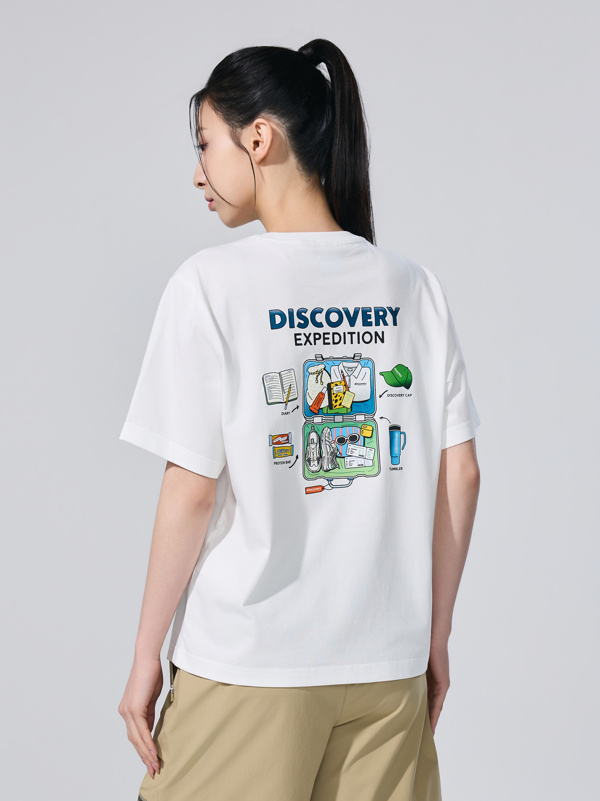 Discovery | 出國行李圖案短袖T恤
