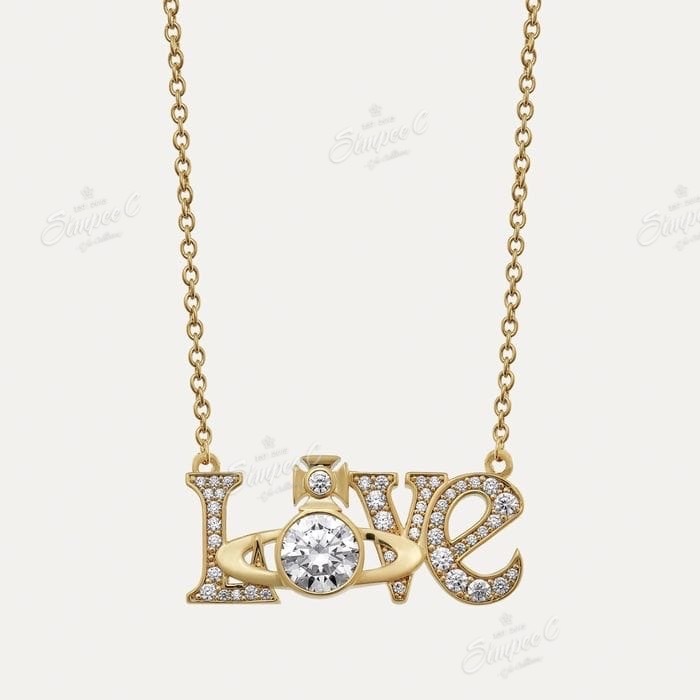 Vivienne Westwood LOVE 字母頸鍊