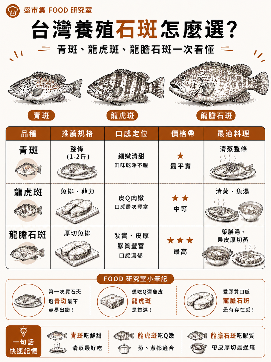 龍虎斑帶皮魚排特寫,展示外銷日本等級的鮮嫩肉質與豐富膠質