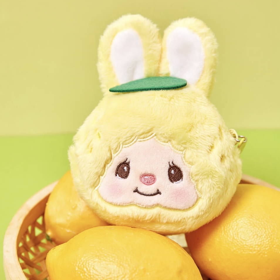 🇰🇷 MONCHHICHI 夢奇奇 蒙奇奇 Lemon Chimutan 檸檬造型 臉部收納包 吊飾 鑰匙圈 / 預購