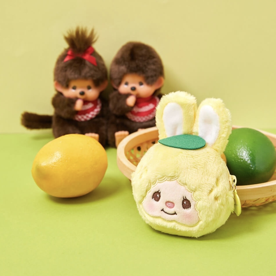 🇰🇷 MONCHHICHI 夢奇奇 蒙奇奇 Lemon Chimutan 檸檬造型 臉部收納包 吊飾 鑰匙圈 / 預購