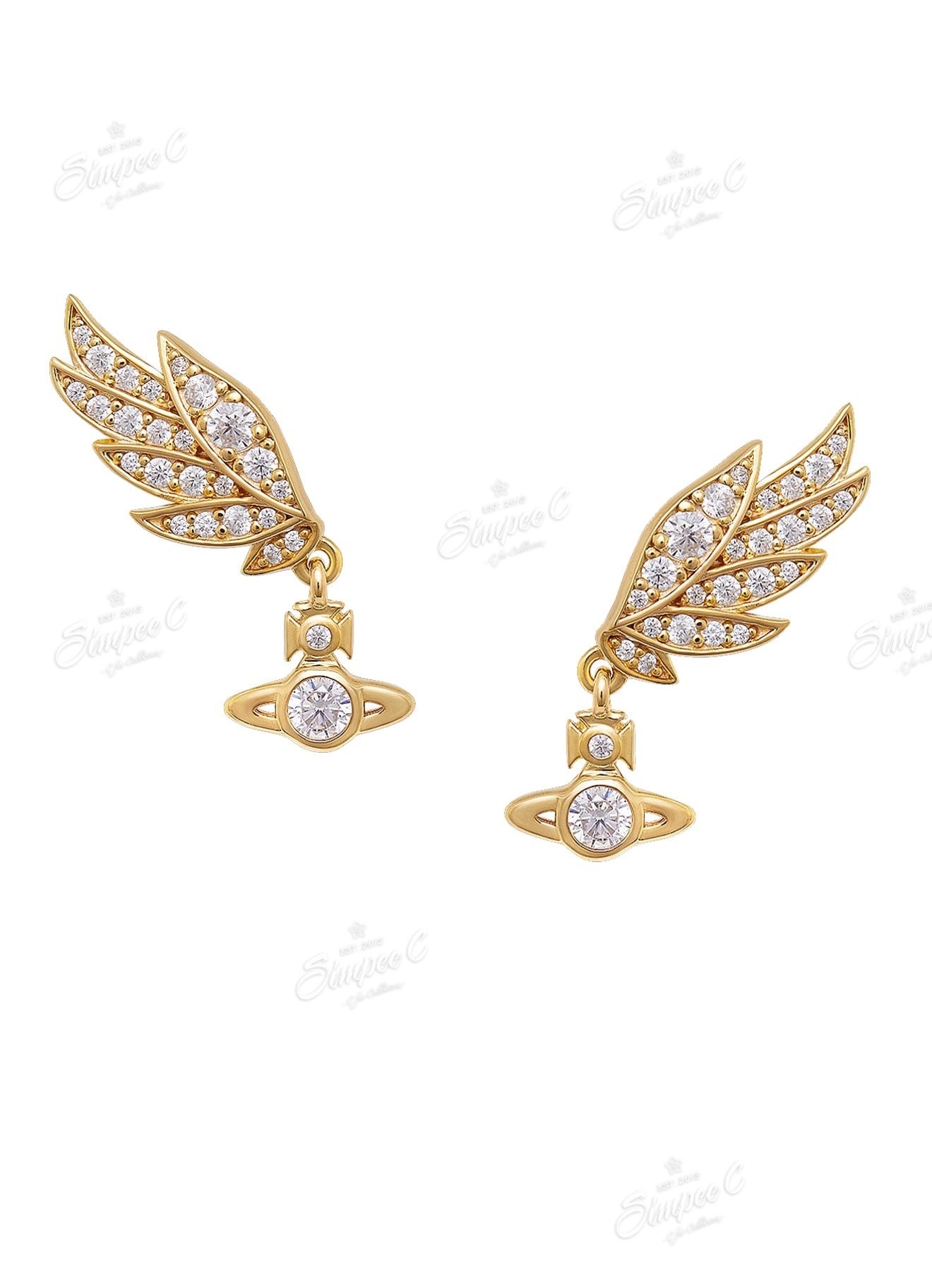 Vivienne Westwood Dawna 天使之翼耳環