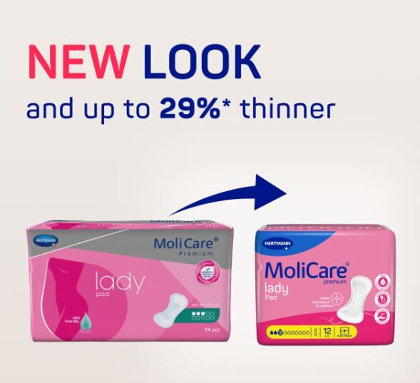 MoliCare®安加適® 金裝女性無憂墊(3滴) (中量型) (12片/包)