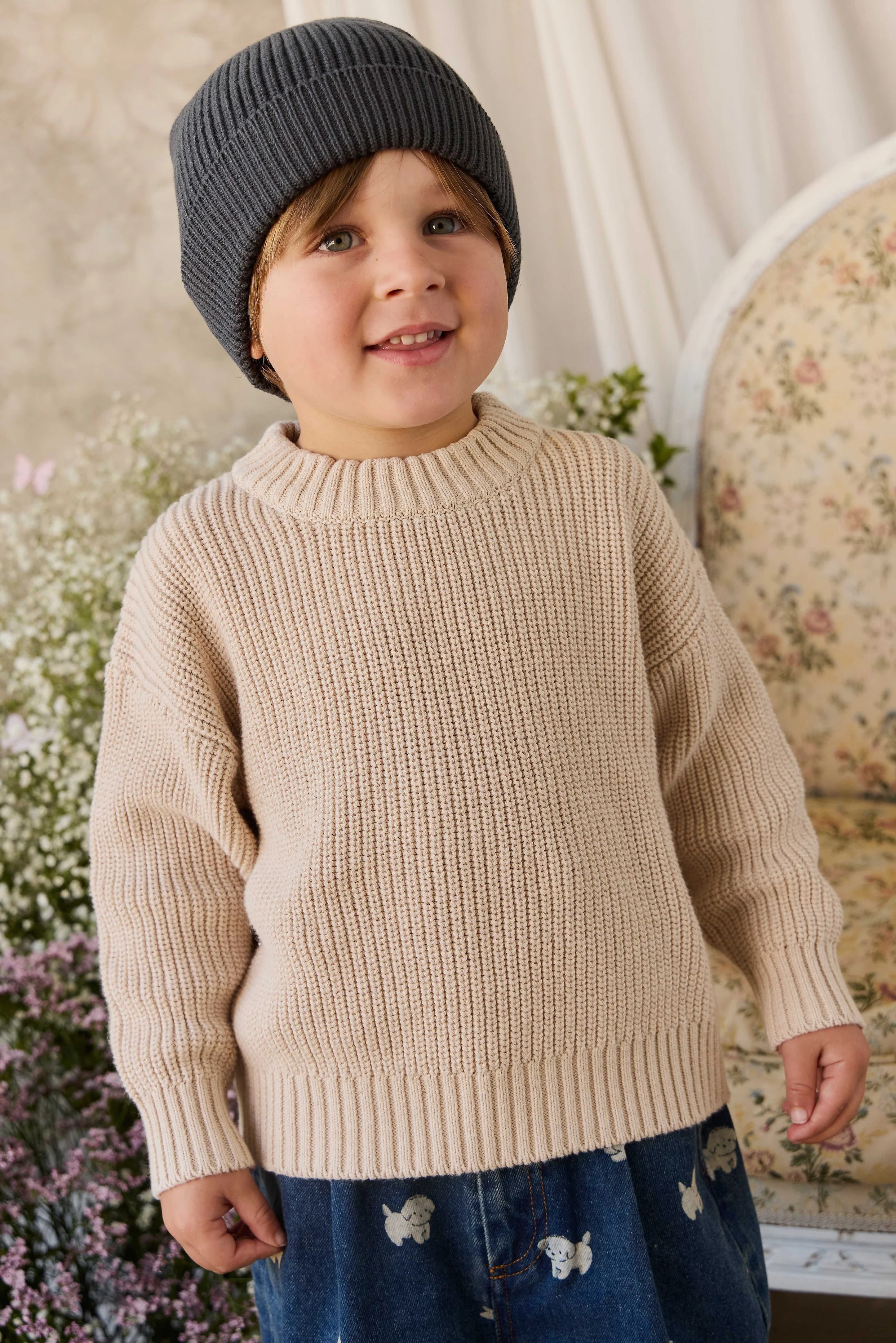 【預購】JAMIE KAY -Johan Jumper（Vintage Linen）